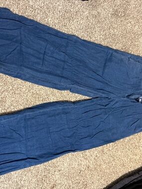 American Eagle Outfitters Blue Wide Leg Jeans